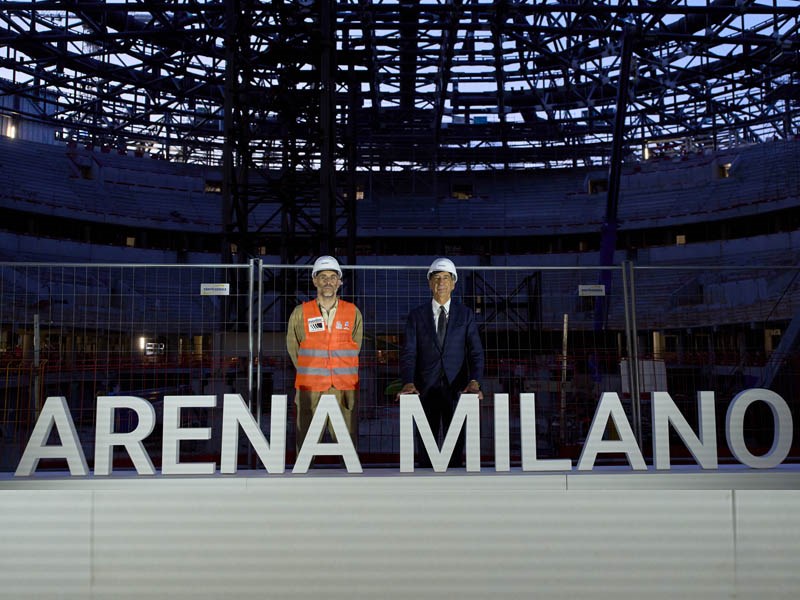 L.Martinazzoli MD Arena Milano con B. Sala Sindaco di Milano<br>©LaFata&Bruno Kopie